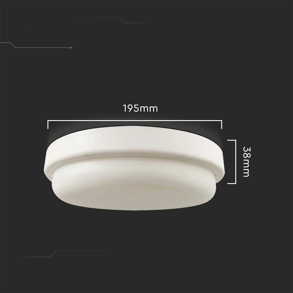 Plafoniera LED rotonda V-TAC VT-8096 18W 3000K IP54