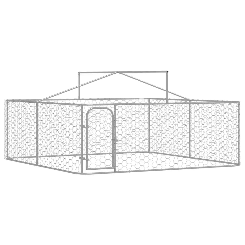 Gabbia per Cani da Esterno con Tetto-Cassa per cani 300x300x150 cm