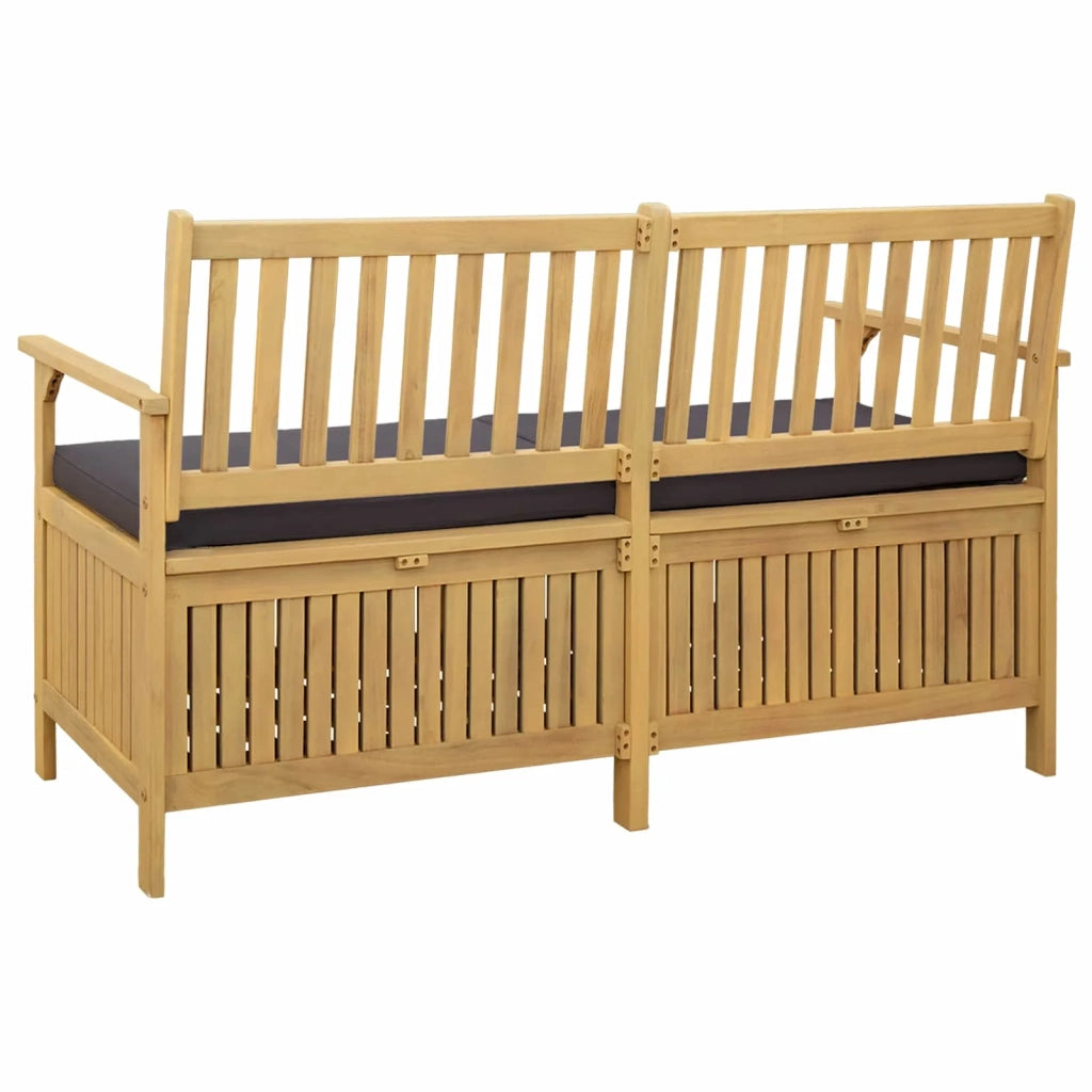 Panchina con contenitore con cuscino con porta 148 x 63 x 84 cm 42026795