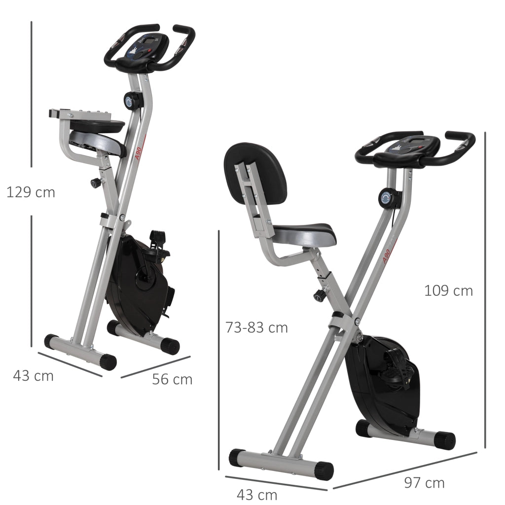 Bicicletta da fitness pieghevole ¨C zephmum ¨C grigio