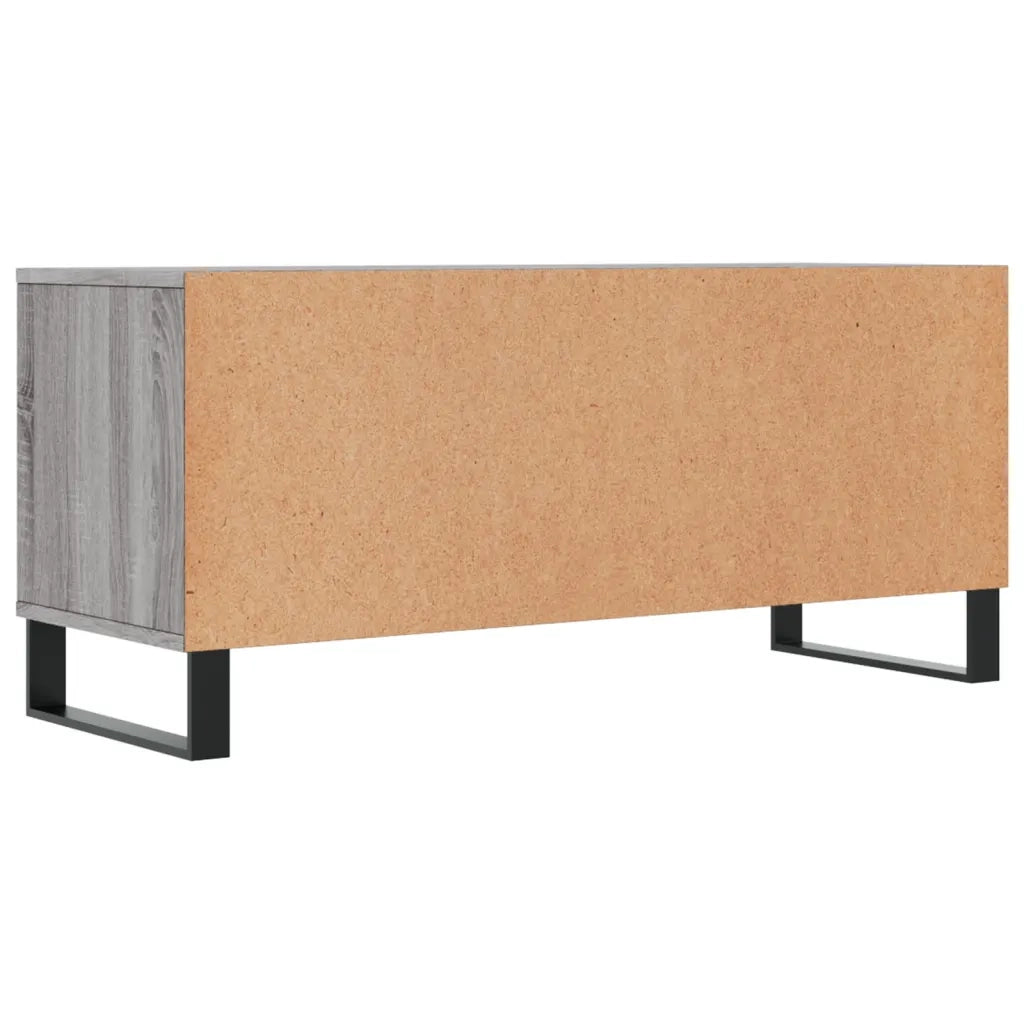 vidaXL Mobile Porta TV Grigio Sonoma 100x34,5x44,5cm Legno Multistrato