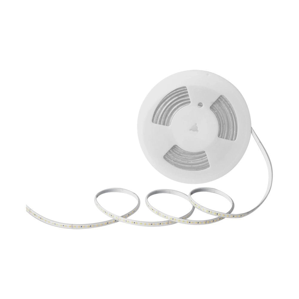 Striscia LED SMD 2835 220V 11W/m IP65, Bobina 10m con Spina Schuko (Bianco Neutro 4000K)