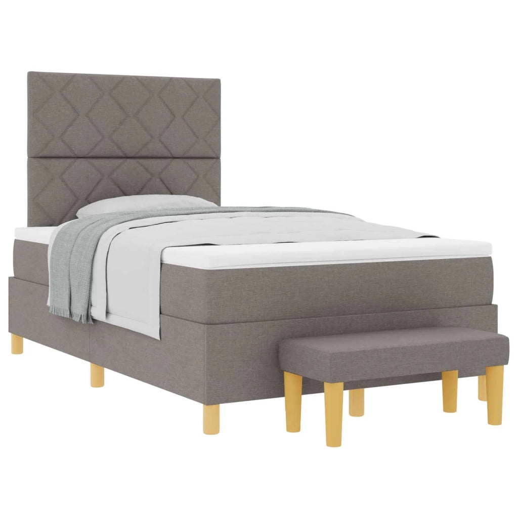 Letto a molle con testiera Talpa 200 x 120 cm Tessuto 3344370