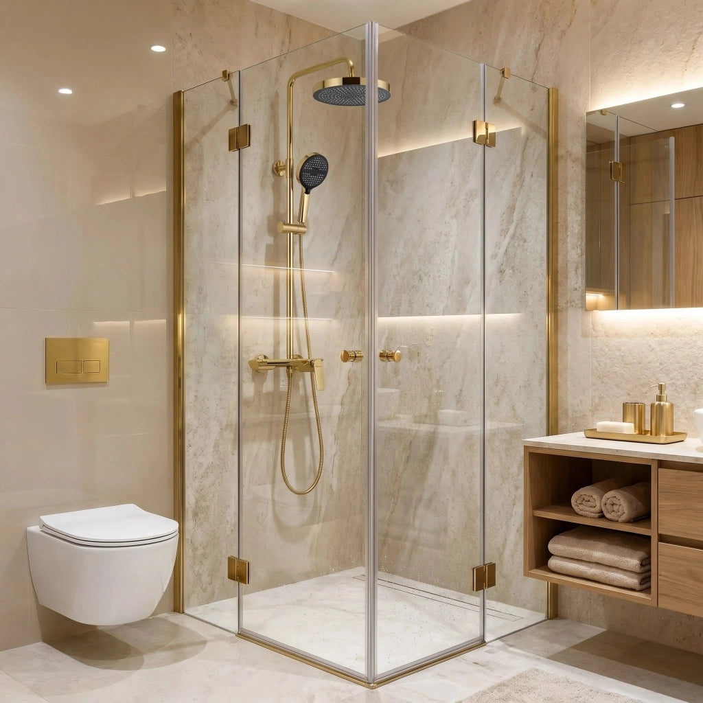 Set Doccia Rea Vision Gold