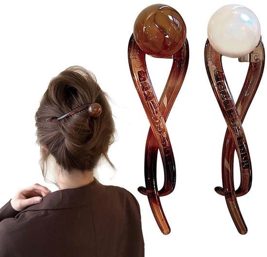 Accessori capelli antiscivolo con design unico - 11,5 cm di lunghezza - realizzato con materiale duraturo