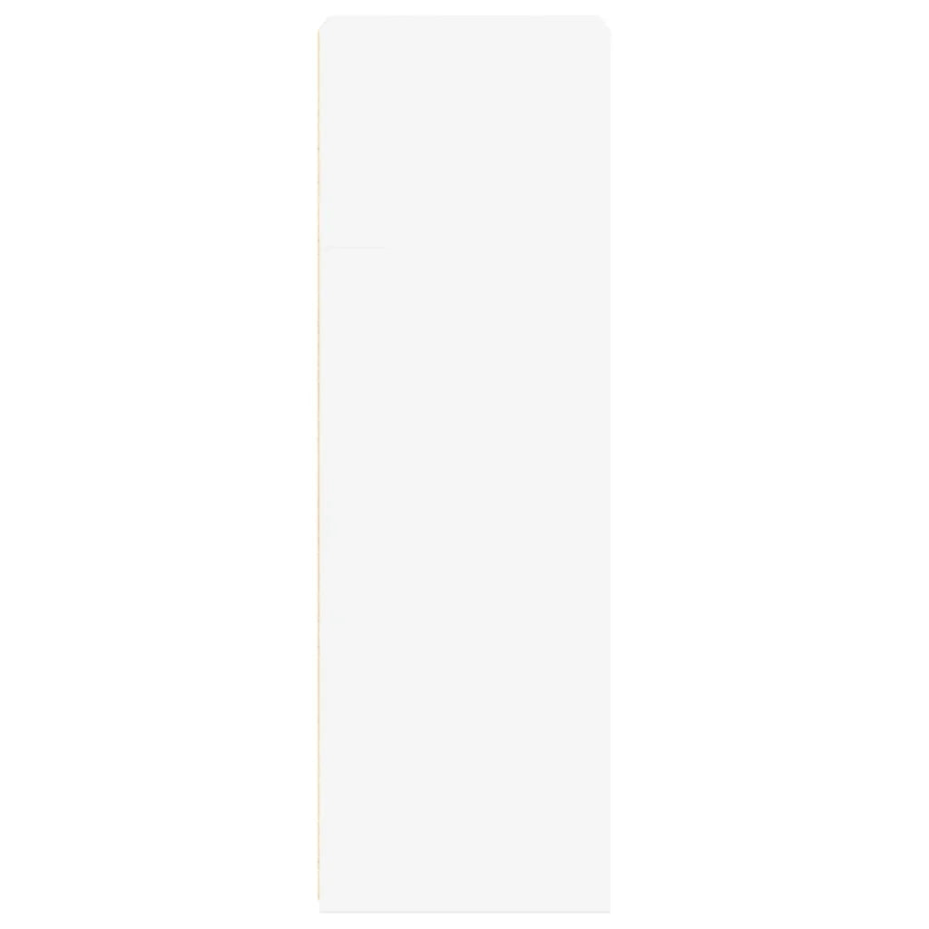 Credenza cassettiera cassettiera mobile contenitore organizer cucina soggiorno soggiorno alto 45 x 41 x 124 cm derivati ​​del legno bianco 02_0032453