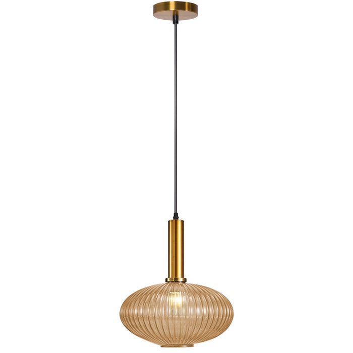 Lampada Da Soffitto Pensile Di Vetro Arancione APP464-1CP