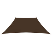 Vela Ombreggiante-Parasole a vela in Tela Oxford a Trapezio 2/4x3 m Marrone