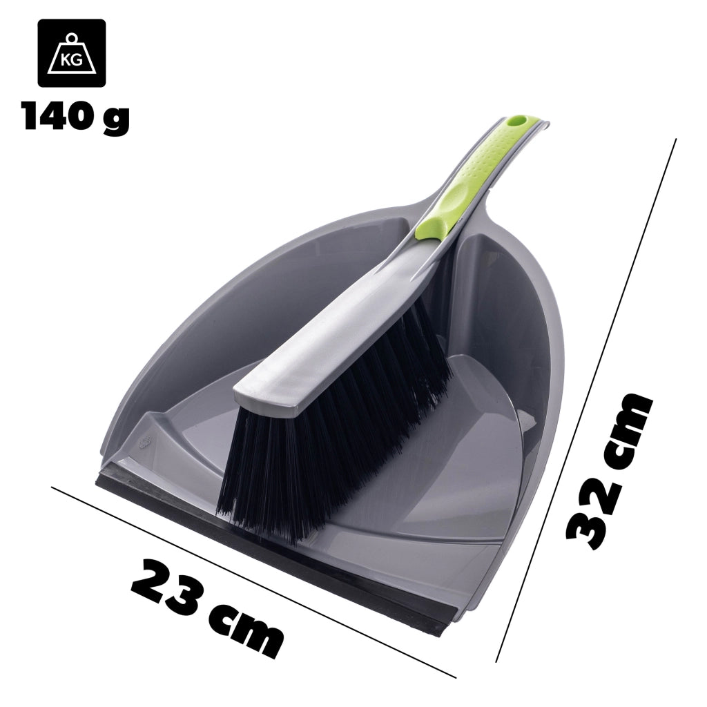 Set KADAX 2 in 1 Scopa e paletta per pulire, spazzare, spatola, spazzola