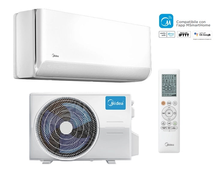 Condizionatore Midea BreezeleSS E 9000 Btu MSCB1BU-09HRFN8 R-32 Wi-Fi Integrato