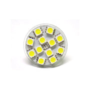 Lampada LED MR11 GU4 12 SMD 5050 2W=20W 12V DC Bianco Naturale 4500K
