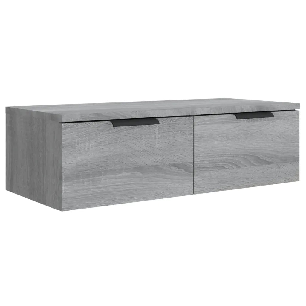 Armadietto a Muro Grigio Sonoma 68x30x20cm in Legno Multistrato 817094
