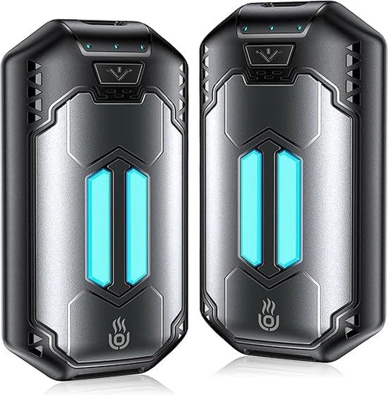 Due impianti di riscaldamento elettrici 6000 mAh 3 modalità di riscaldamento ricaricabili caldo regalo per attività all'aperto in inverno