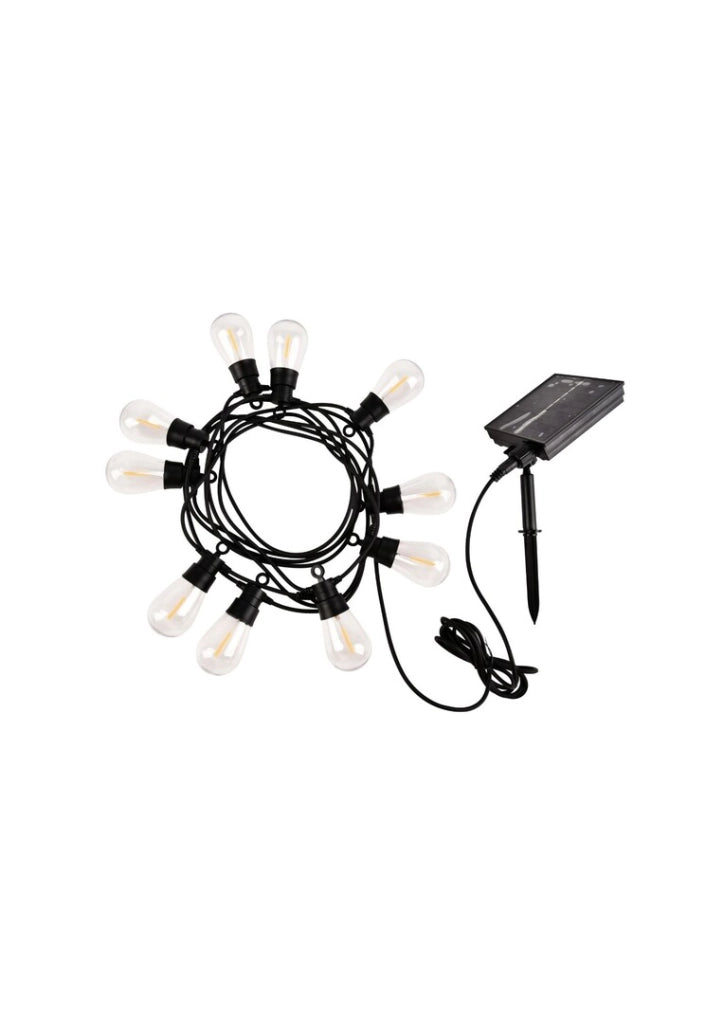 Girlanda solare da giardino 6,5 m LED 2700K IP44 Rabalux Zirc