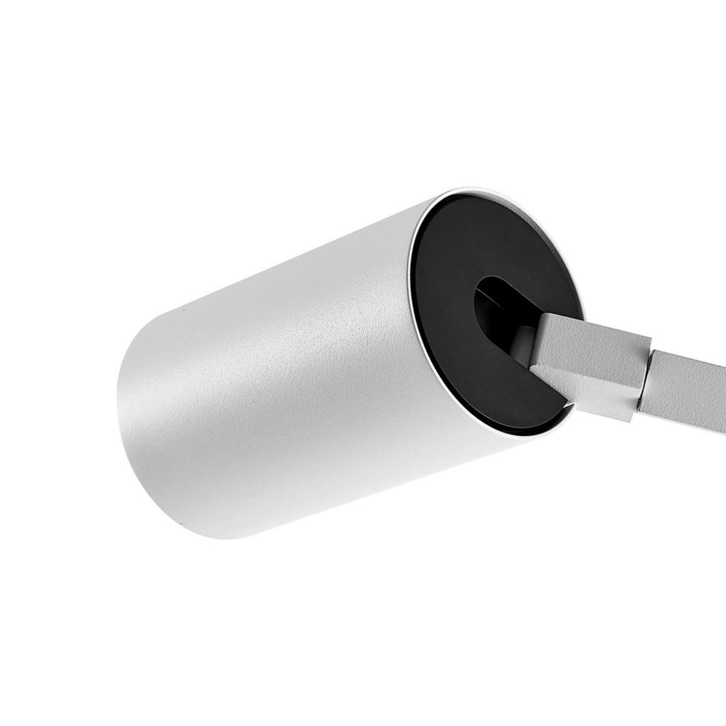 Piantana LED da terra elegante design moderno lampada pavimento GU10 luce orientabile salotto ufficio camera albergo 230V COLORE BIANCO
