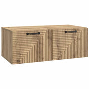 Mobile Porta TV da Muro Rovere Artigianale 78,5 x 41 x 30 cm