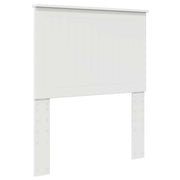 Testiera | Testata con Testiera | Testata Bianco 80 cm Legno multistrato