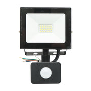 Proiettore led 20W, 1800lm, 6400K, IP44 alimentazione 220V-240V con sensore di movimento