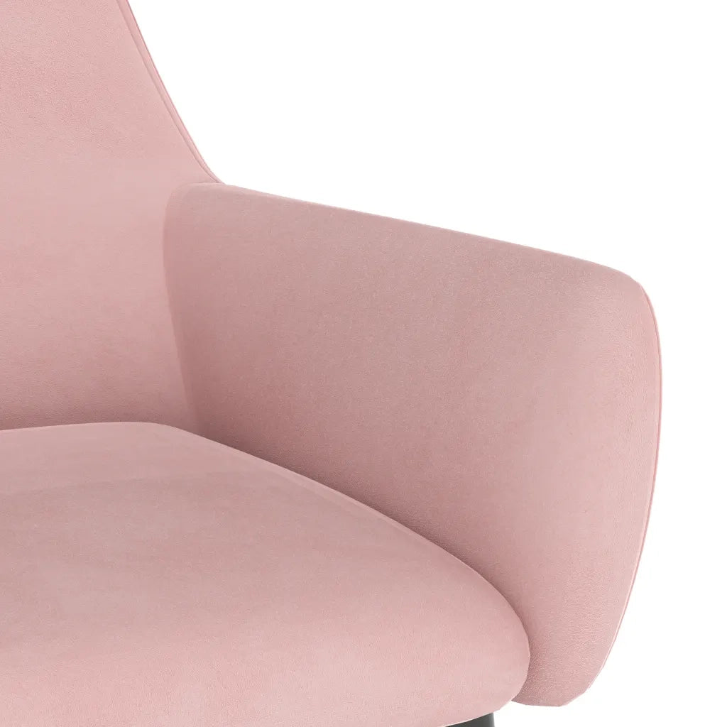 Sedie da Pranzo 2 pz Rosa in Velluto cod mxl 31494