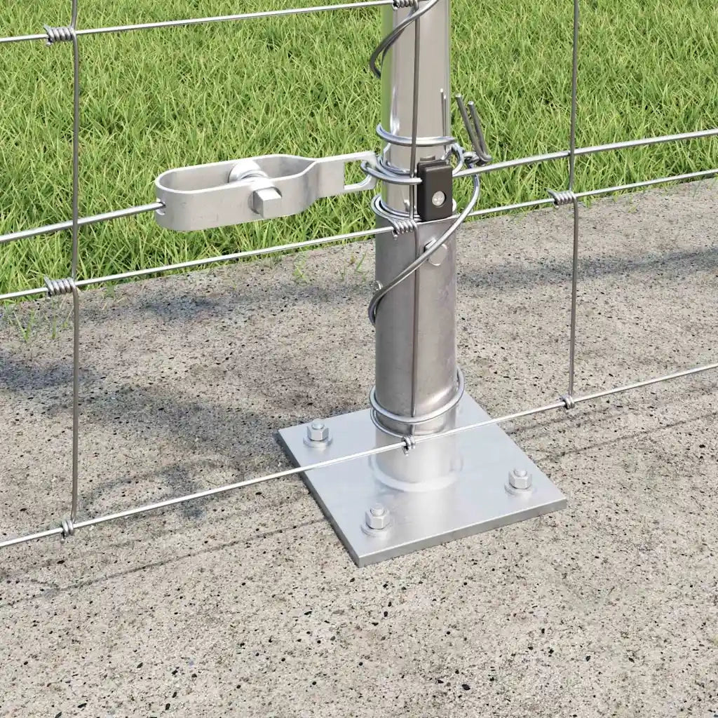 Palo della recinzione Zincato 25 x 1,4 m Acciaio 3351514