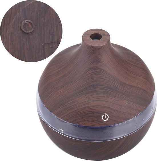 Lampada notturna umidificante diffusore di aroma portatile con funzione auto-off per camera da letto, ufficio e soggiorno - umidificazione e illuminazione.