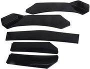 Spoiler per Bumper Universale con Protezione Diffusore in ABS - 5 pezzi - Adatto per Auto - Anteriore