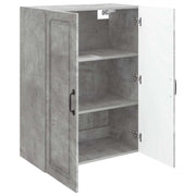 Armadietto a Muro | Mobiletto a muro Grigio Cemento 66 x 34,5 x 90 cm