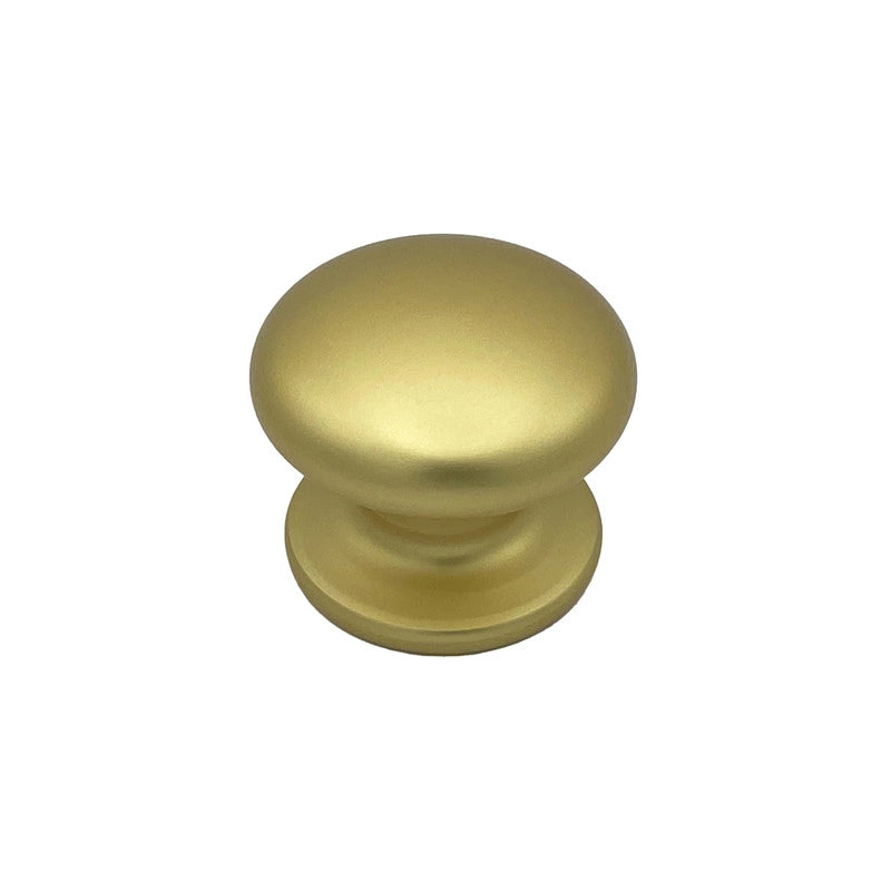 Pomolo fisso per porta SAGUATTI 173/70FB in alluminio oro satinato