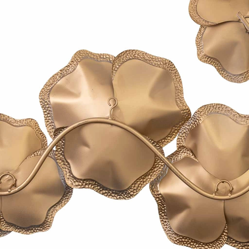 Carta da parati decorativa in metallo 134,6x67,3x10,2