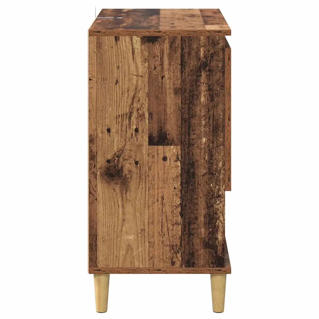Sideboards 2 pcs Legno vecchio 60 x 35 x 70 cm 3415555