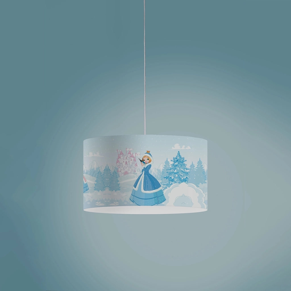Sospensione Moderna Decokids Polilux ® Grafica Principessa 1 Luce E27
