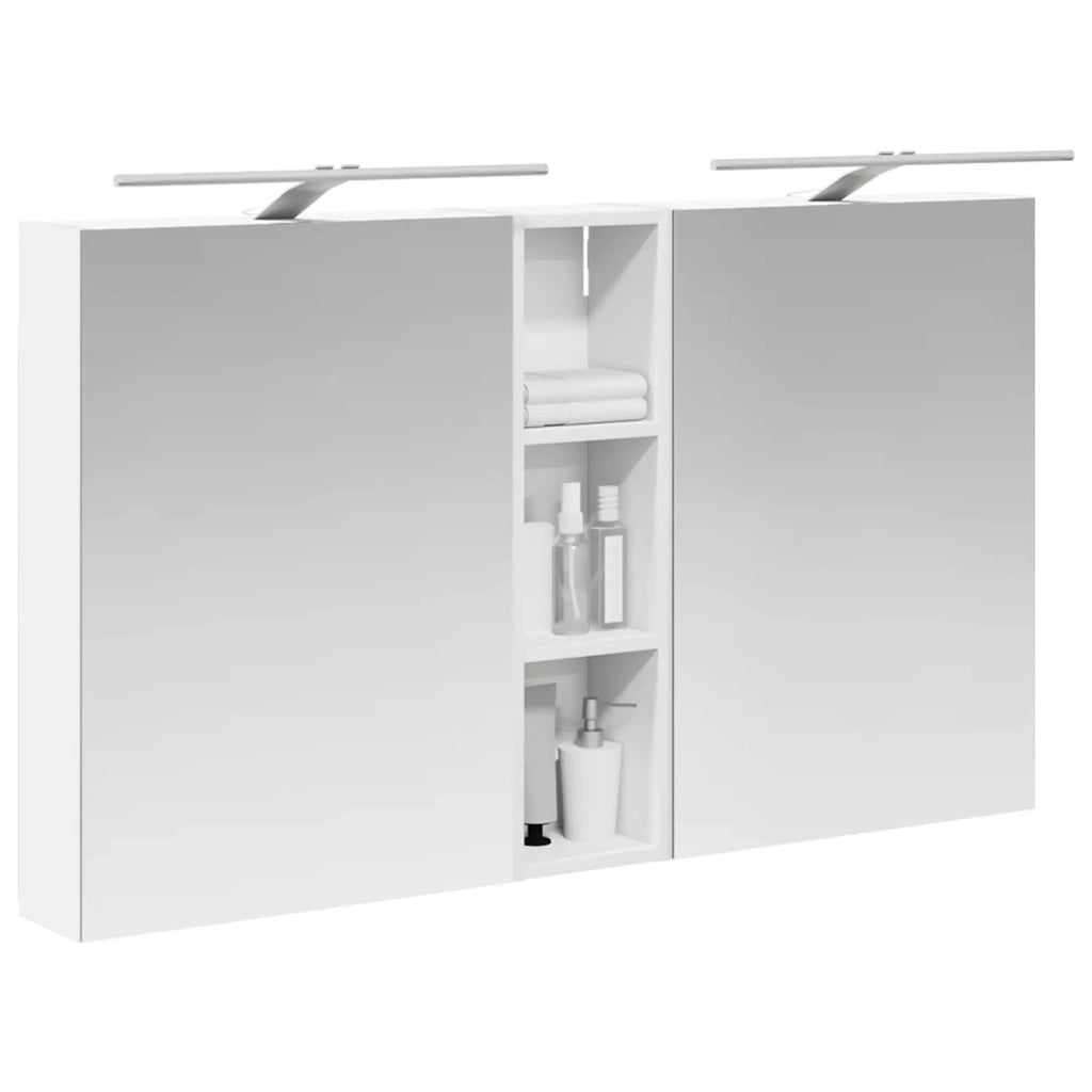 Set di Armadi da Bagno con lo scaffale 3 pcs 120 x 14,5 x 70 cm 3403752