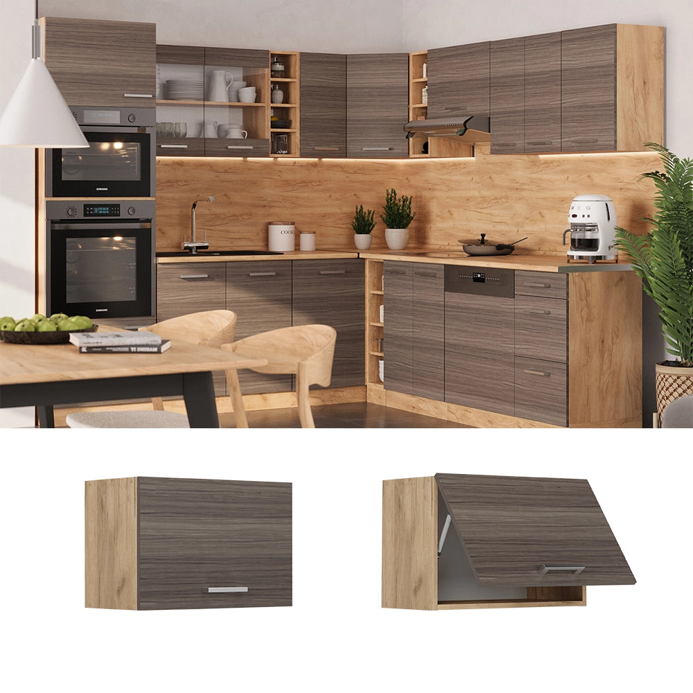Vicco Pensile da cucina Grigio nobile 60 cm Piatto