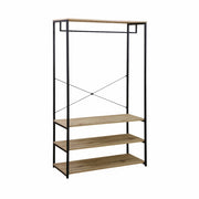 Mobile d'ingresso in metallo e legno con barra di sospensione, 3