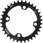 Foglio catena bicicletta - Aluminium - Nero - 96BCD - Adatto per mountain bike - 32T, 34T, 36T