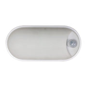 PLAFONIERA  LED OVALE 18W 2000LM TRICOLOR C/SENS- 1,0 pz
