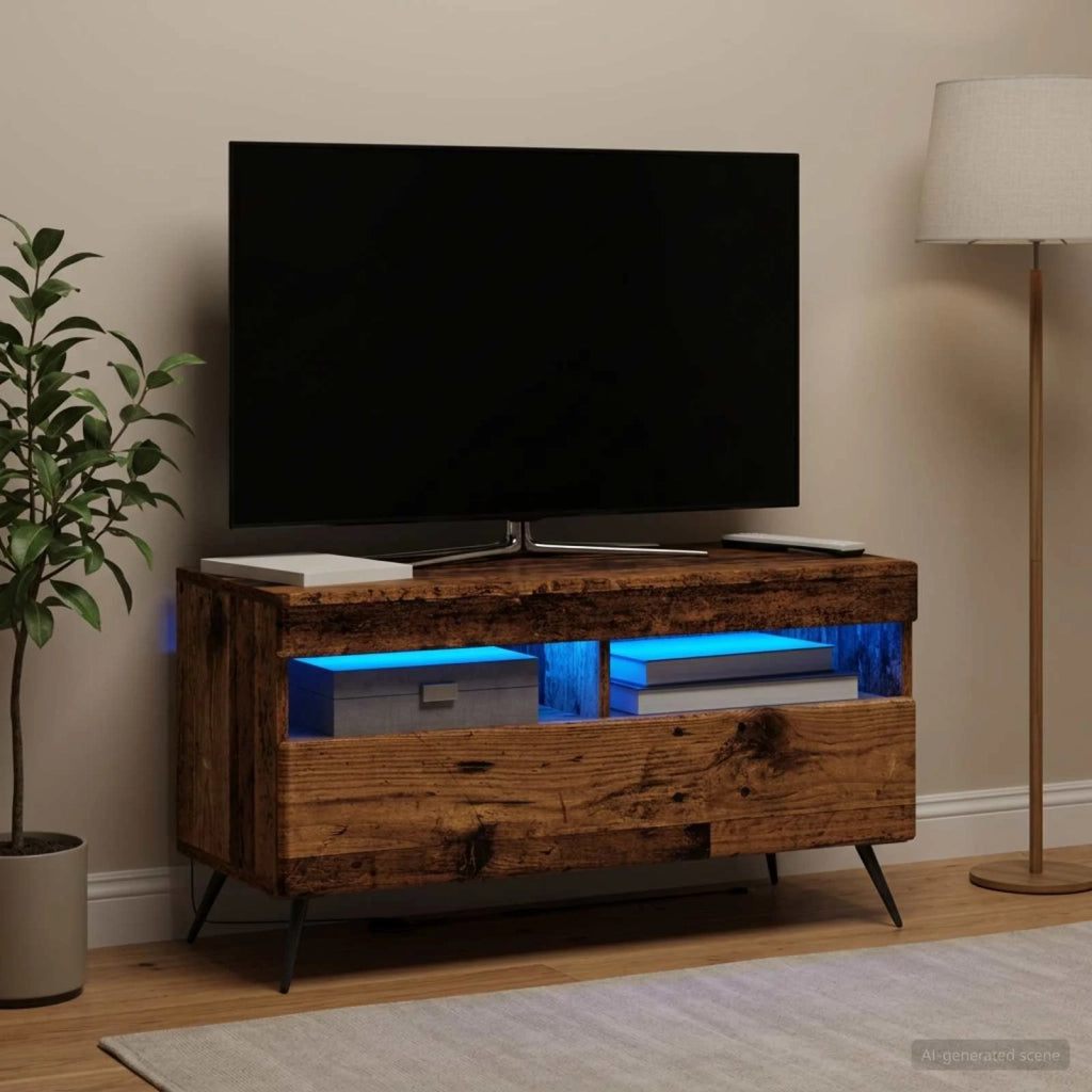 Mobile TV LED Legno antico Legno ingegnerizzato 897663
