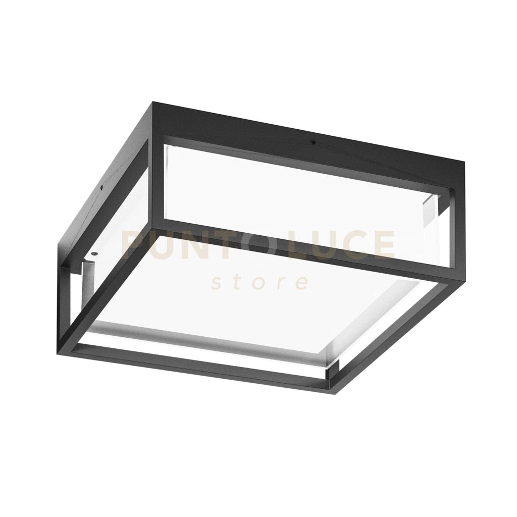 GES2091- APPLIQUE LED 3000-4000-5000K 980-1080-1070LM 20W ANTRACITE IP65 ALLUMINIO E METACRILATO