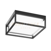 GES2091- APPLIQUE LED 3000-4000-5000K 980-1080-1070LM 20W ANTRACITE IP65 ALLUMINIO E METACRILATO