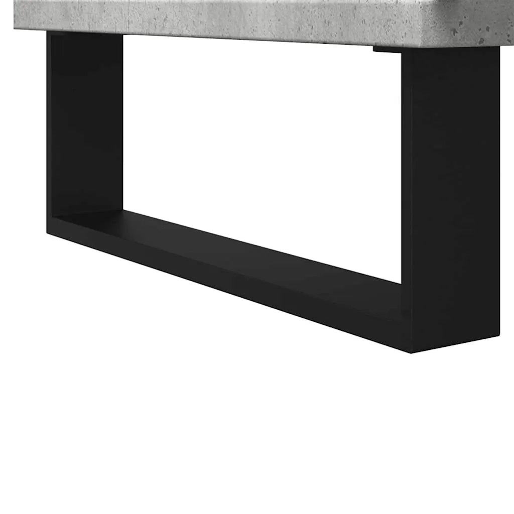 Armadietto da Bagno | Armadio da bagno Grigio Cemento 65x33x60cm in Truciolato