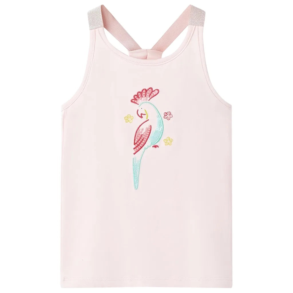 Canotta da Bambina Rosa Tenue 92
