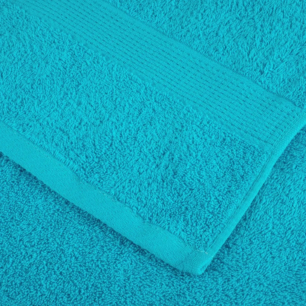 Asciugamani Ospiti SOLUND 10 pz Turchesi 30x50cm 600 g/m² 137448
