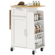Carrello da Cucina con Cassetto ¨C Xylo ¨C Legno Bianco 62x40x87cm