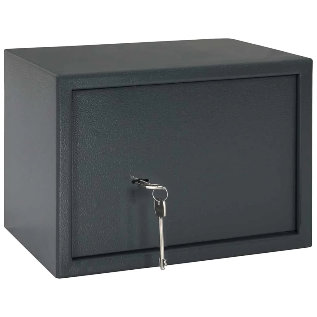 Cassaforte con blocco Grigio scuro 35 x 25 x 25 cm Acciaio CFW9714965