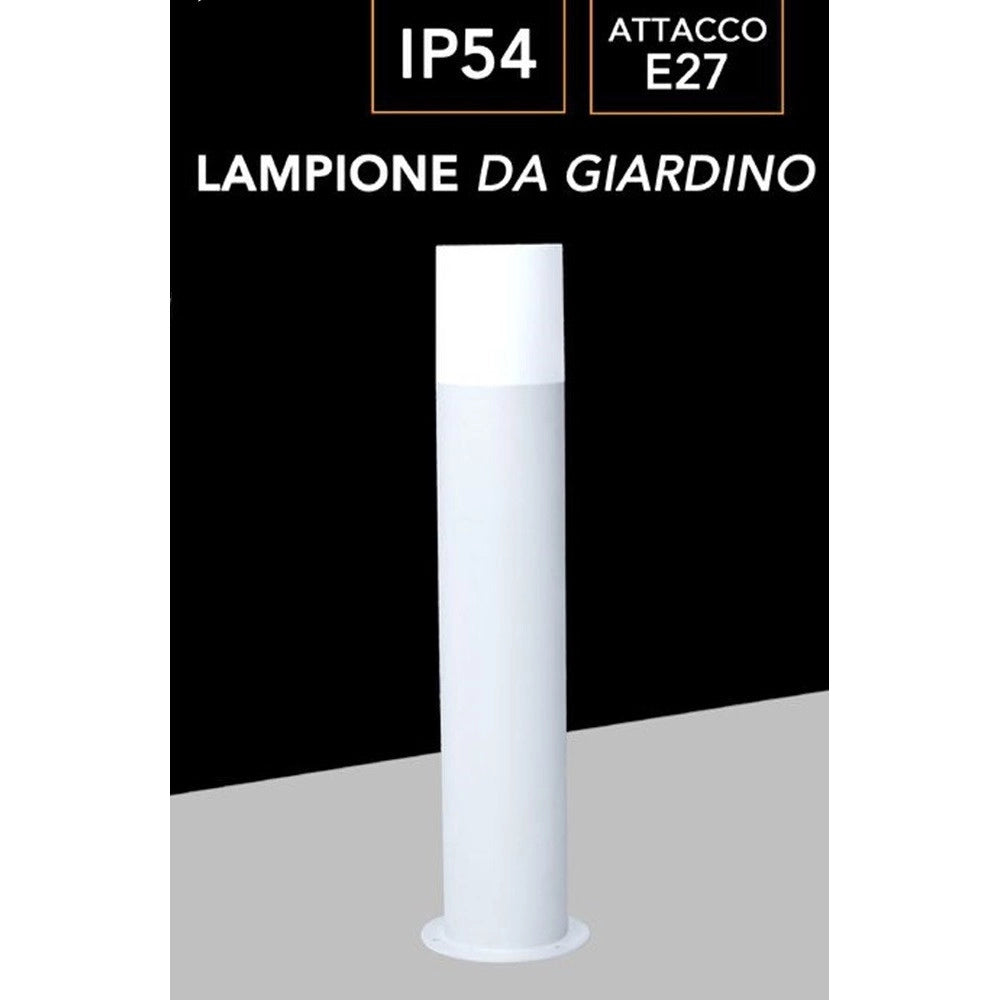 Trade Shop - Lampione Da Giardino Moderno 44cm Lampada Da Terra Vialetti E27 Esterno Ip44 529pa-b440 -