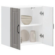 Pensile da Cucina-Mobile Cucina da Parete Lucca Grigio Sonoma in Legno Multistrato 901674