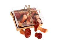 Set 24 Funghi Porcini Artificiali per Uso Ornamentale