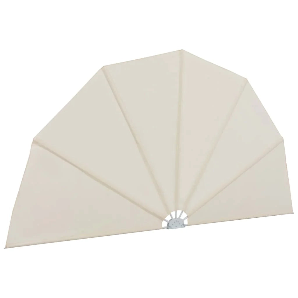 Tenda da sole a rullo tenda da sole laterale retrattile schermo di protezione per la privacy per patio giardino terrazza balcone schermo di protezione visiva 160 cm crema 02_0007064