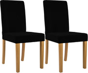 Set di 2 sedie per sala da pranzo Ina Cord anticate chiare 5