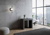 Consolle Allungabile 90-302x42x76.8 cm in Nobilitato Grigio